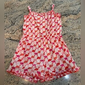 Mini Boden Flamingo Romper